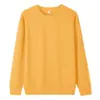 2026 Nuevo Otoño e Invierno 320g Color Sólido Suéter de Cuello Redondo Sudadera Unisex Talla Grande Corte Holgado Para el Trabajo Casual
