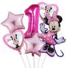Globo de aluminio con forma de pulgar de Minnie y Mickey, decoración para fiestas de cumpleaños, transfronterizo