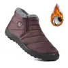Botas de Algodón de Invierno Talla Grande Transfronterizas 2026 para Personas de Mediana Edad y Mayores, Botas de Nieve de Moda con Cremallera, Zapatos de Algodón Cálidos de Suela Plana de Caña Alta de Comercio Exterior