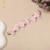 Acessórios de Cabelo com Laço de Renda em Tecido Infantil Mais Vendidos na Fronteira Faixa de Cabelo Macia para Bebê Europeia e Americana Faixa de Cabeça de Nylon para Bebê