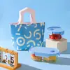 Bolsa Nueva Original para Lonchera para Trabajadores de Oficina, Bolsa de Almuerzo Térmica con Papel de Aluminio Espesado, Bolsa de Lonchera Portátil Térmica para Estudiantes de Primaria