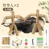 Brinquedo de Batalha de Bonecos de Palito de Bambu para Sexto Ano, Idades 6-12, Alunos do Ensino Fundamental, Jogo para Dois Jogadores, Figura de Palito de Bambu Pai e Filho Interação Pai-Filho Feita à Mão
