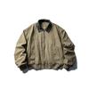 Northbound Marca de Tendencia Estilo Americano para Hombre Otoño 2025 Nueva Chaqueta Pesada Lavada Chaqueta Corta Ancha de Corte Limpio para Hombre