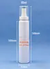 Botella de Spray Fijador de Maquillaje Hidratante al por Mayor de 50/60/80ml, Botella Press Desodorante Blanca de Alta Gama, Botella Dispensadora de Alcohol