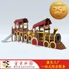 Escorregador Combinado de Madeira, Escorregador Externo, Instalações de Playground Externo para Crianças, Equipamentos de Playground, Escorregador de Escalada Seguro e Estável