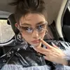 Gafas de sol sin montura Y2K para mujer, estilo de chica popular europea y americana, nuevas y elegantes gafas con forma cóncava 2026, gafas de sol de alta gama