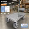 Carretilla de mano pequeña, carretilla de mano de placa de acero, carrito utilitario, carrito de plataforma para el hogar, remolque portátil, carrito pequeño plegable, carrito de mano