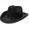 Fiesta de Carnaval Pentagrama Exterior Sombrero de Caballero Mascarada Chica Cinturón Dick Remache Multicolor Sombrero de Vaquero