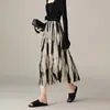 Falda con Estampado Degradado para Mujer 2026 Primavera Nuevo Estilo Irregular que Cubre la Cadera Falda Plisada Micro en A Falda Plisada Floral