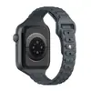 Adequado para Pulseiras Apple Watch iWatch S12/S10/9/8/Ultra3/Se Cintura Pequena Pulseira de Relógio de Silicone de Três Contas