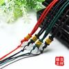 Colar com corda e botão tipo rede, argola de puxar, cordão de jade trançado à mão, vendas diretas da fábrica