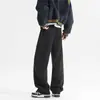 Pantalones de Chándal Pesados Estilo High Street Americano, Marca de Tendencia para Hombre, Nuevos de Otoño e Invierno, Sueltos, Versátiles, Deportivos Casuales, Pierna Ancha, Largos