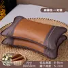Almohada de cáscara de trigo sarraceno entera de verano, Núcleo de almohada de ratán de hielo de verano, Protección cervical para adultos, Almohada especial de bambú para dormir, Cabeza entera dura para hombres