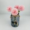 Simulación de flor de diente de león, pequeña bola de espinas, decoración para boda, hogar, una sola cabeza, ping pong, crisantemo, flor falsa, accesorios de fotografía al por mayor