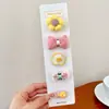 Pinzas para el Cabello de Alta Gama Estilo Bosque Que No Pellizcan la Cabeza, Pinzas para el Cabello Dulces de Dibujos Animados, Pinzas para el Cabello de Moño para Niñas Pequeñas, Accesorios para el Cabello Sin Costuras