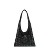 Bolso de Hombro Cruzado Estilo Punk Callejero de Nicho para Mujer, Nuevo Estilo Europeo y Americano, Bolso Tote Personalizado 'Hot Girl'