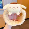 Faixa de Cabeça de Pelúcia Desenho Animado para Lavar o Rosto e Máscara Facial Nova Fofa Prendedor de Cabelo Infantil Acessórios de Cabelo de Celebridade da Internet para Mulheres