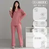 Shantou, Guangdong Roupas de Casa Algodão Puro Feminino Roupas de Casa Manga Longa Pijama de Algodão Simples Conjunto de Duas Peças Primavera e Outono Que Pode Ser Usado Fora