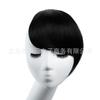 Pelucas Europeas y Americanas Transfronterizas Flequillo Parcial Estilo Ligeramente Rizado Cabello Corto Pelucas para Cubrir el Cabello Gris Invisibles y Sin Rastro