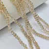 Rueda de Cuentas Planas de Boutique Cuentas Hechas a Mano DIY Cuentas de Vidrio de Cristal Cuentas para Joyería Cuentas Sueltas Accesorios para Joyería Accesorios Venta al por Mayor
