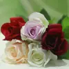 Flor Artificial Personalizada Kate Rose Rama Única Rosa Sensación Húmeda Rosa Arreglo Floral de Boda Ramo de Novia