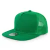 Comercio Exterior Transfronterizo Sombrero Plano de Cinco Paneles de Ala Dura para Hombre, Piel Sintética, Color Sólido, Logotipo, Sombrero Hip-Hop
