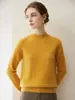 Suave y amigable con la piel~ Suéter de cachemir de cuello alto medio para mujer, 100% cachemir puro, jersey, prenda base de punto de corte holgado para otoño e invierno