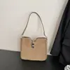 Bolsa Pequena Fosca Retrô Outono e Inverno para Mulheres 2025 Nova Versátil para o Dia a Dia Bolsa de Ombro Bolsa de Axila Bolsa Transversal Bolsa Saco