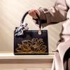 Nuevo Estilo Chino Estilo Nacional Bordado Bolsa Roja Bolsa de Boda para Novia Bolso Cruzado de Mano de Gama Alta para Mujeres de Mediana Edad