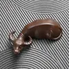 Pet de Argila Roxa para Chá, o Boi Vira o Mundo, Brinquedo de Chá, Ornamento de Sapo Dourado que Atrai Fortuna, Escultura, Bandeja de Chá, Acessório de Chá, Pode Ser Guardado, Luxo Leve, Vintage