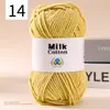Ovillo de Hilo de Algodón Leche de 5 Hebras DIY Suéter para Muñeca Bufanda Sombrero Hilo de Algodón Algodón Material Transparente Fabricante de Hilo Venta al por Mayor