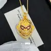 Collar de Black Myth Wukong, Mismo Estilo que en Xiaohongshu y Douyin, Collar de Black Myth Wukong, Colgante Personalizado Estilo Ins Dorado Arena