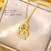 [Cobre Incrustado con Circonio] Popular Collar con Forma de Serpiente Transfronterizo, Anillo, Pulsera, Moda Personalizada Nicho Acero Inoxidable Joyería de Lujo Accesible