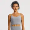 Ropa Interior Deportiva Naked para Mujer, Top de Fitness con Almohadilla en el Pecho, Ropa Exterior de Tirantes, Espalda Bonita, Sujetador de Yoga, Ropa de Yoga, Fitness