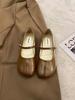 Zapatos Mary Jane Retro de Estilo Francés de una sola capa para mujer 2025 Nuevo Verano Combinación con todo Plano Suela Suave Zapatos tipo mocasín con falda