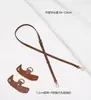 Pedido al por mayor Bolso Longchamp Modificación Hebilla de Cuero Genuino Sin Perforaciones Correa para el Hombro Cruzado Mini Ancho Bolso Longchamp Mini Accesorios