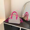 Bolso de mano con estampado cuadrado de moda para mujer, nuevo bolso de hombro cruzado de moda de verano 2024.