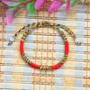 Pulsera de Hilo Rojo Tejida a Mano para el Éxito en los Exámenes, un Regalo para Estudiantes