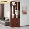 Gabinete de Madera Maciza para Pasillo Zapatero Integrado para Entrada de Casa Divisor de Entrada de Puerta Gabinete para Entrada de Sala de Estar Pantalla de Entrada para Pasillo de Apartamento Pequeño