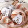 Hilo de Lana de Alpaca de Colores Yundou, Bola de Hilo Teñido en Degradado, Hilo Grueso Medio para Tejer a Mano Chal Abrigo DIY, Exclusivamente para Comercio Exterior