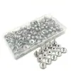 50 suit 15mm tornillo de acero inoxidable hebilla blanca grande enlace fijo lona de plástico lona de tela hebilla de presión metálica hebilla de presión sin costura