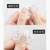 Extensiones de Uñas de Clip Fijo en Stock, Clips de Cristal para Uñas, Clips de Cristal para Uñas con Lentejuelas de Color Personalizable