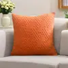 Funda de cojín elástica cuadrada de tela para sofá de sala de estar, funda de cojín de mesita de noche, tamaño grande, personalizable, sin