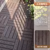 Suelo de madera composite para balcones exteriores, terraza y renovación de patios, autoinstalable, compuesto de madera y plástico anticorrosión, antideslizante y resistente al desgaste