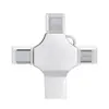 Telefone móvel usb flash drive para apple android tipo-c quatro-em-um usb flash drive 64g metal rotativo 32g presente atacado usb flash drive