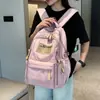 Estudiantes de Secundaria y Preparatoria Mochilas de Marca Versátiles de Moda para Mujer Ins2023 Nuevo para Tutorías Mochila Casual de Gran Capacidad