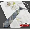 Jk Corbata Pequeña Estilo Universitario Femenino Cuadros Perezoso Uniforme Japonés Camisa Corbata de Lazo Ins Gratis Corta Moderna para Estudiantes Hombres y Mujeres