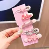 Celebrante de Internet Nuevo Estilo Horquilla Perla Pedrería Pico de Pato Horquilla Flequillo Lateral Cabello Fragmentado Clip Lateral Clip de Dibujos Animados Tocado para Mujer
