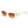 Nuevas Gafas de Sol de Moda Hip Hop para Mujer, Montura Pequeña, Lisas, Tono Calle, Cuadradas Simples Personalizadas, Tendencia, Gafas de Sol de Venta Rápida