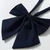 Pajarita de Cuello Kansai Estilo Japonés para Mujer, Flor de Pétalo Color Sólido Uniforme de Marinero Uniforme Jk Bufanda Triangular Pajarita Color Sólido
